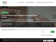Tablet Screenshot of pdabruzzo.com